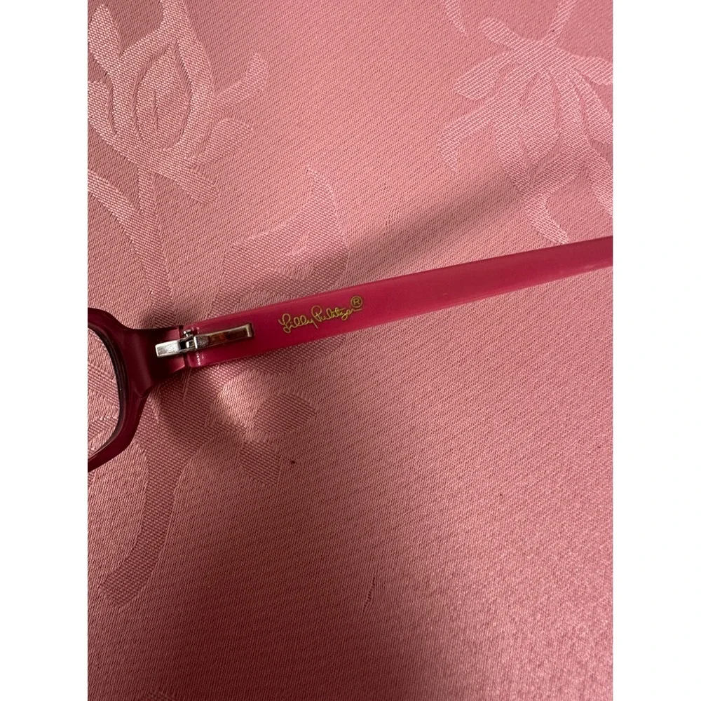 Lilly Pulitzer Sumner NV Blue Pink Floral Eyeglasses Frames 48-15-130